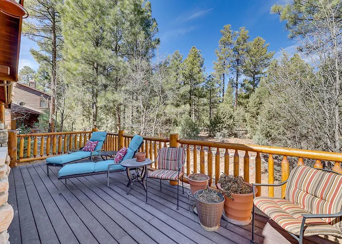 Ferienhaus Rustic Retreat W/ Spacious Deck In Show Low! *